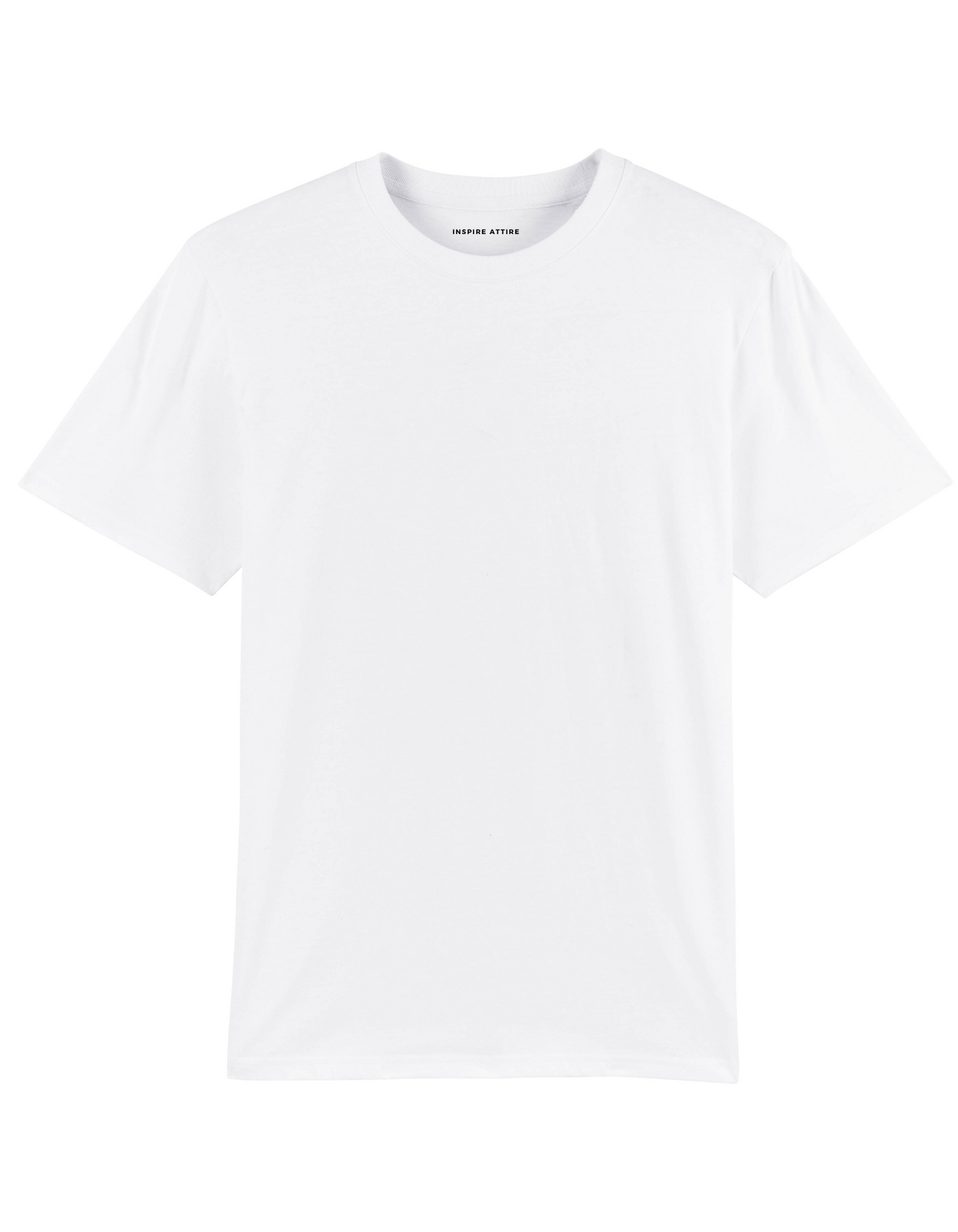 Men's White T-Shirt | Short Sleeve T-Shirt | INSPIRE ATTIRE
