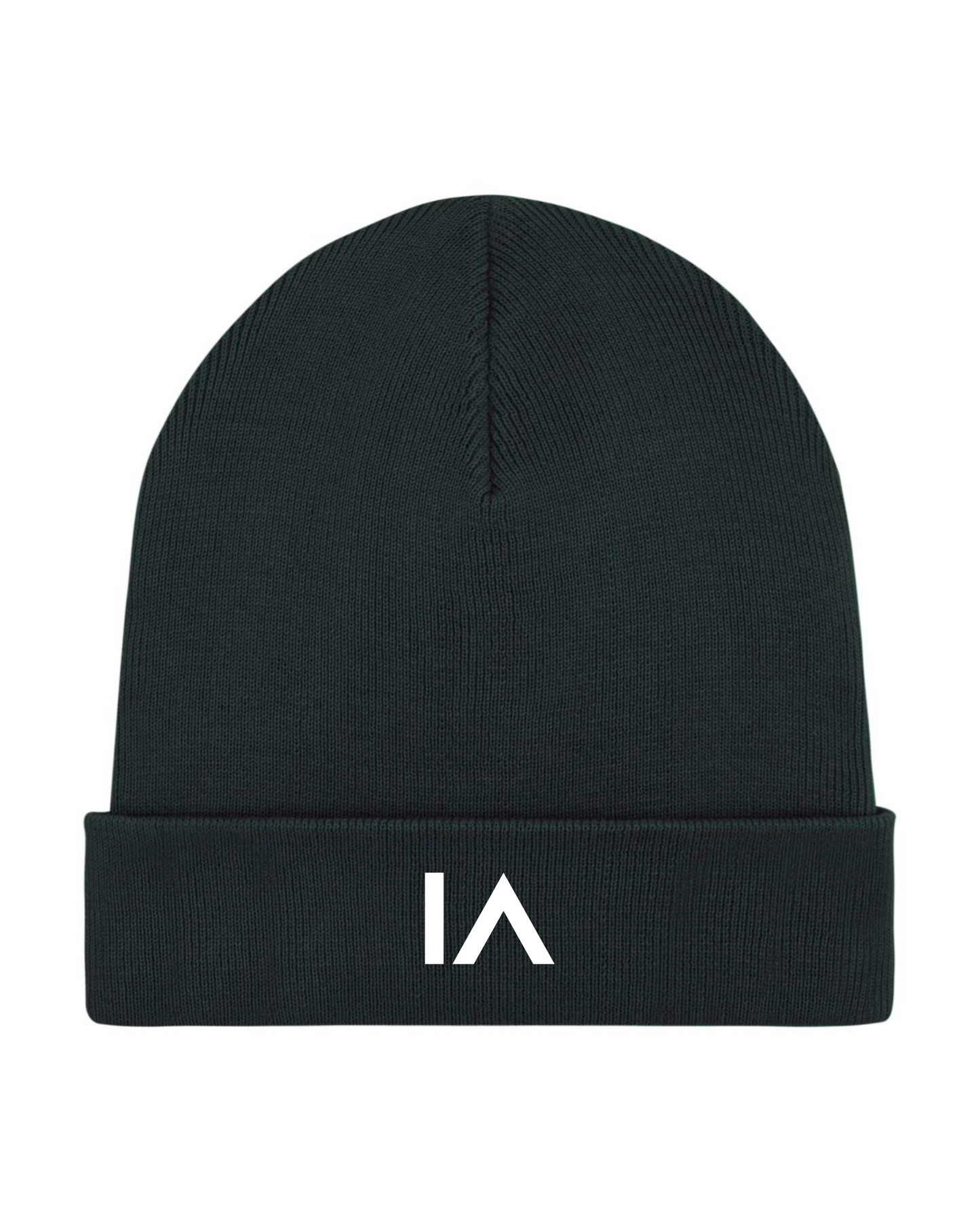 Ribbed Knit Hat Black
