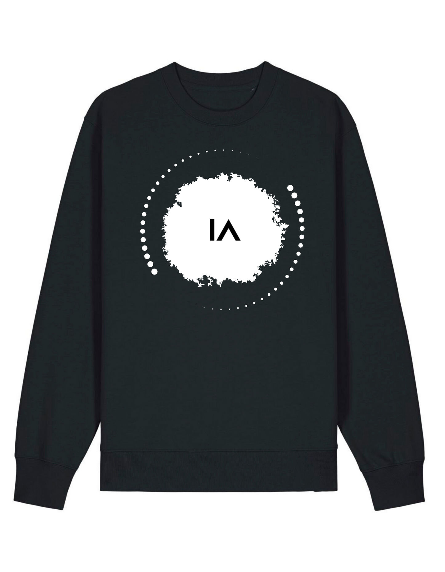 Logo Paint Ball Sweater Black