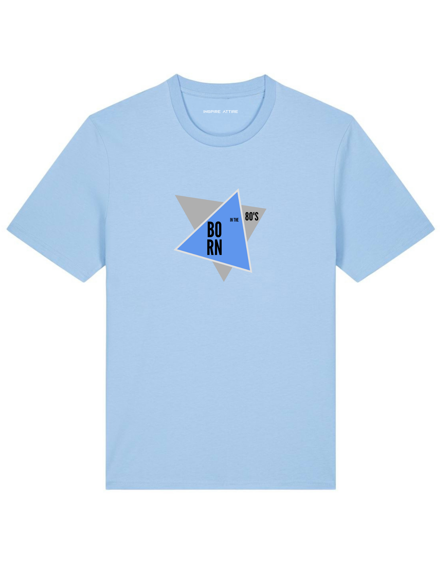Born In the 80's, T-shirt Sky Blue