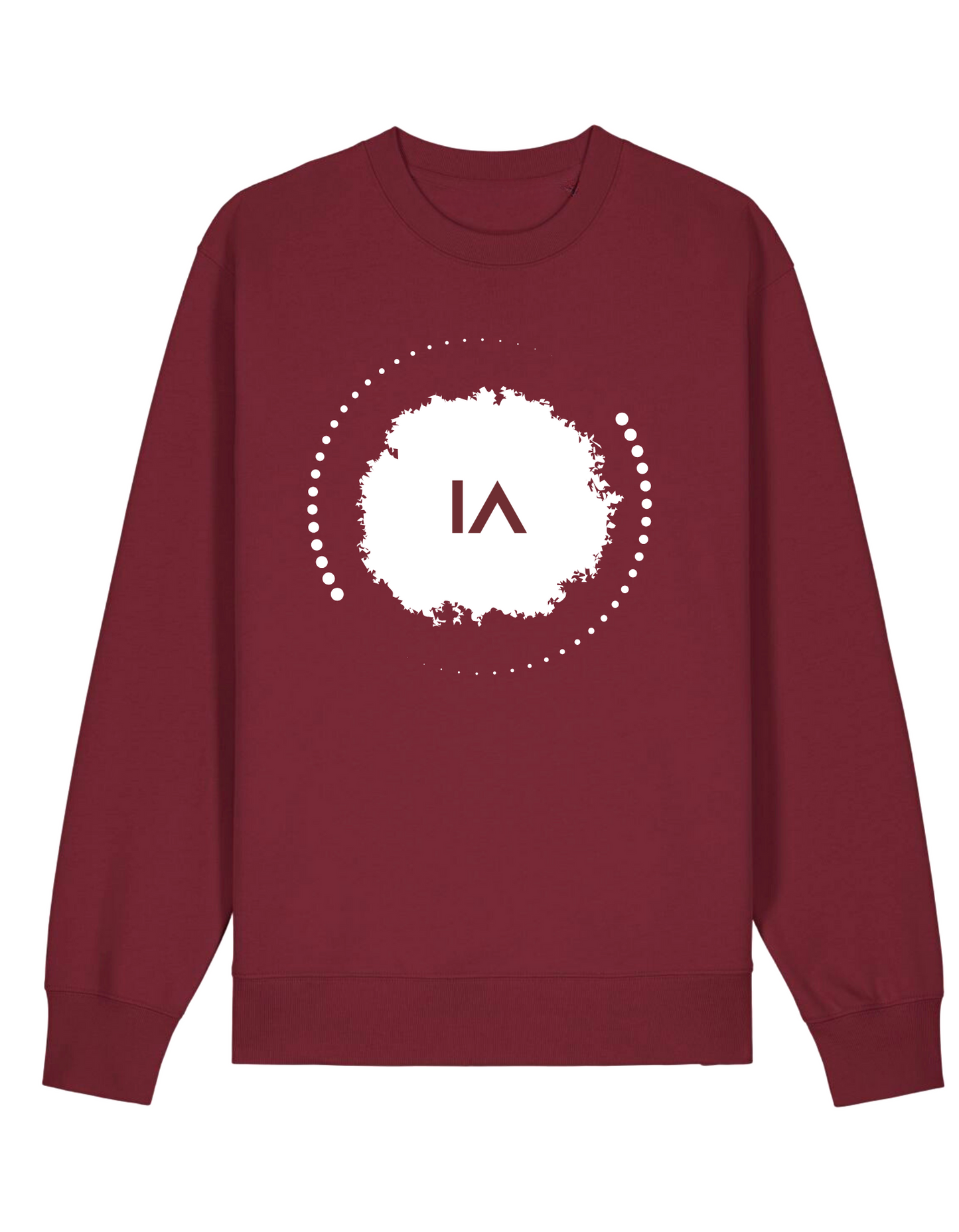 Logo Paint Ball Sweater Bordeaux