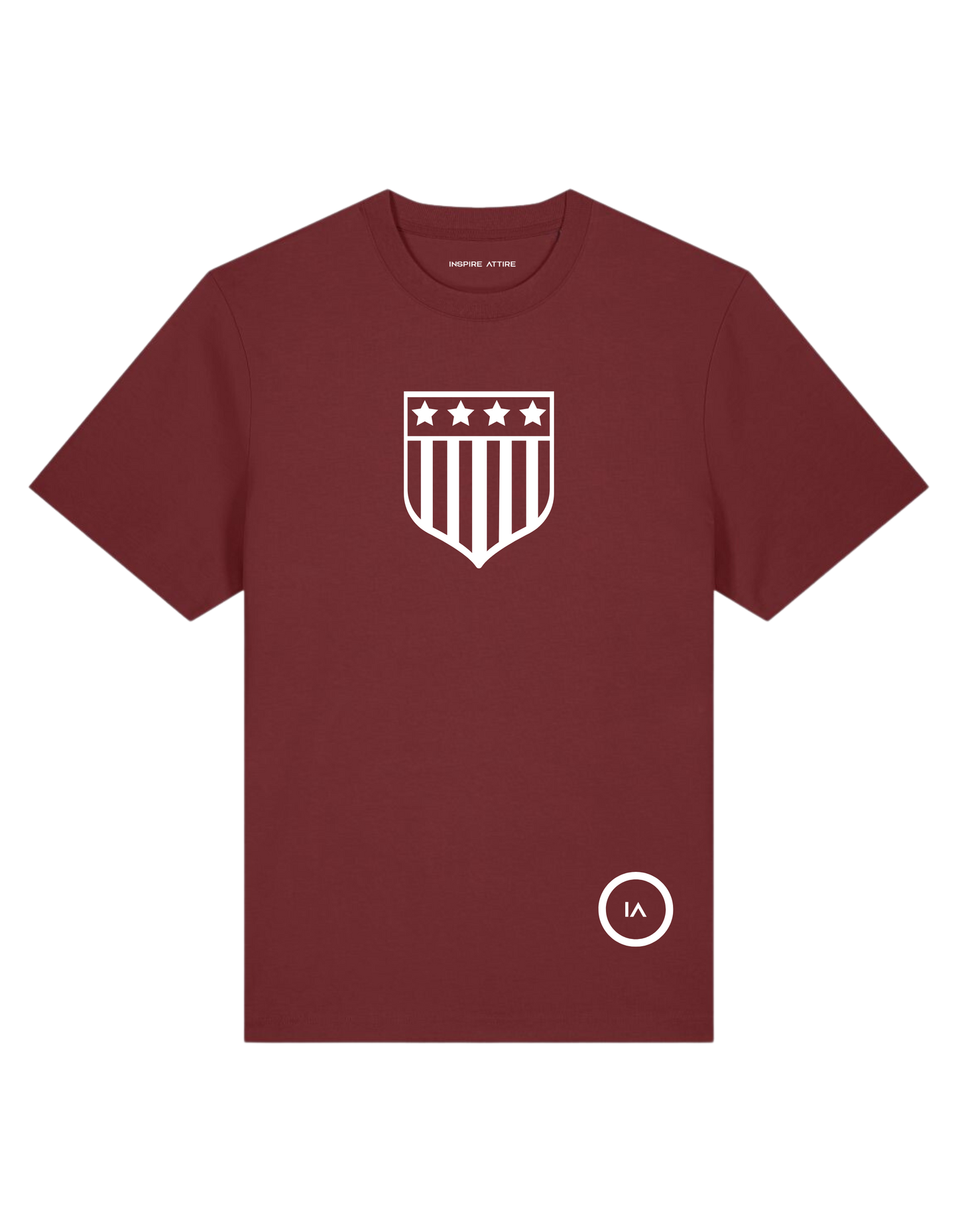 Emblem, T-shirt Bordeaux