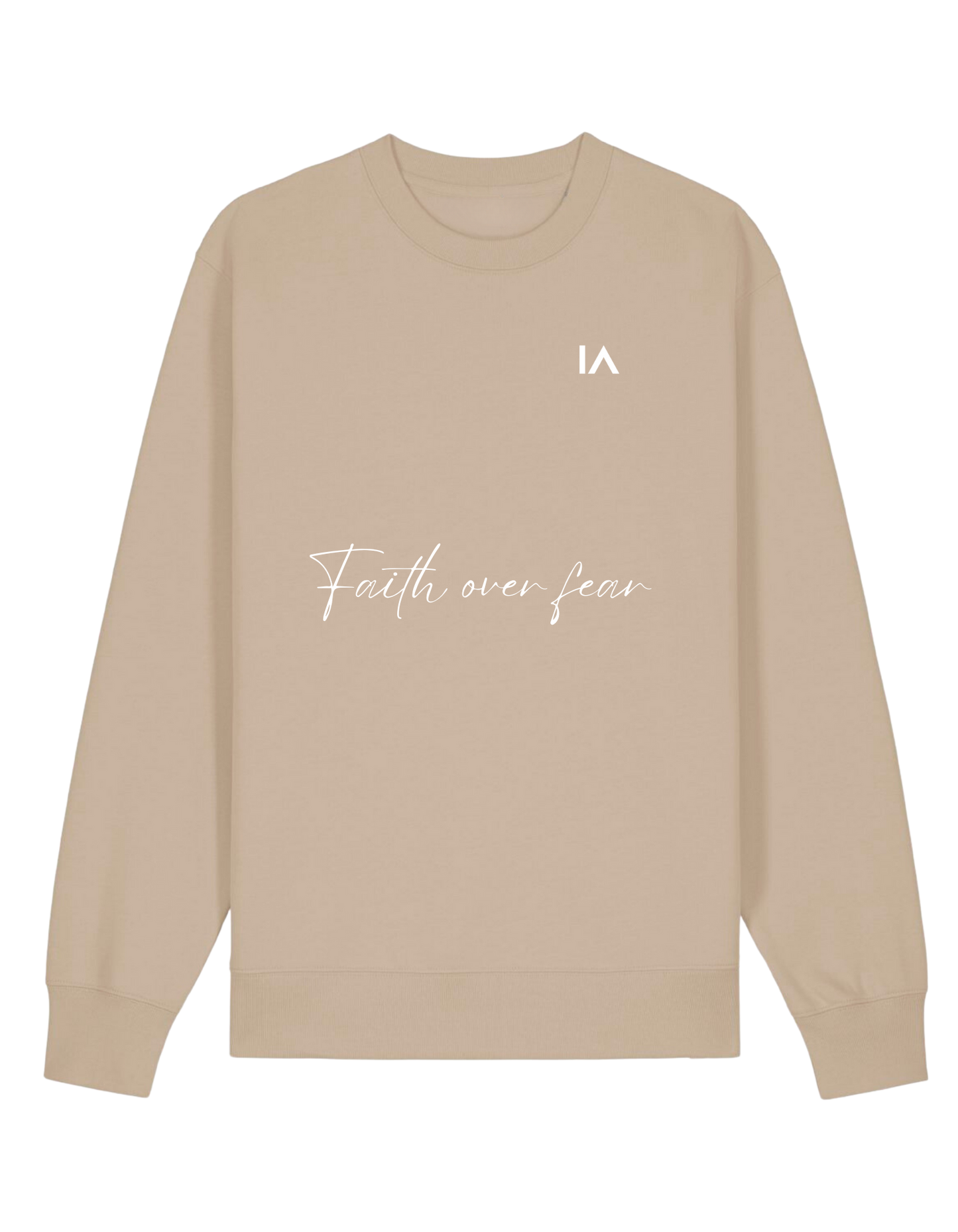 Faith Over Fear Sweater Sandstorm