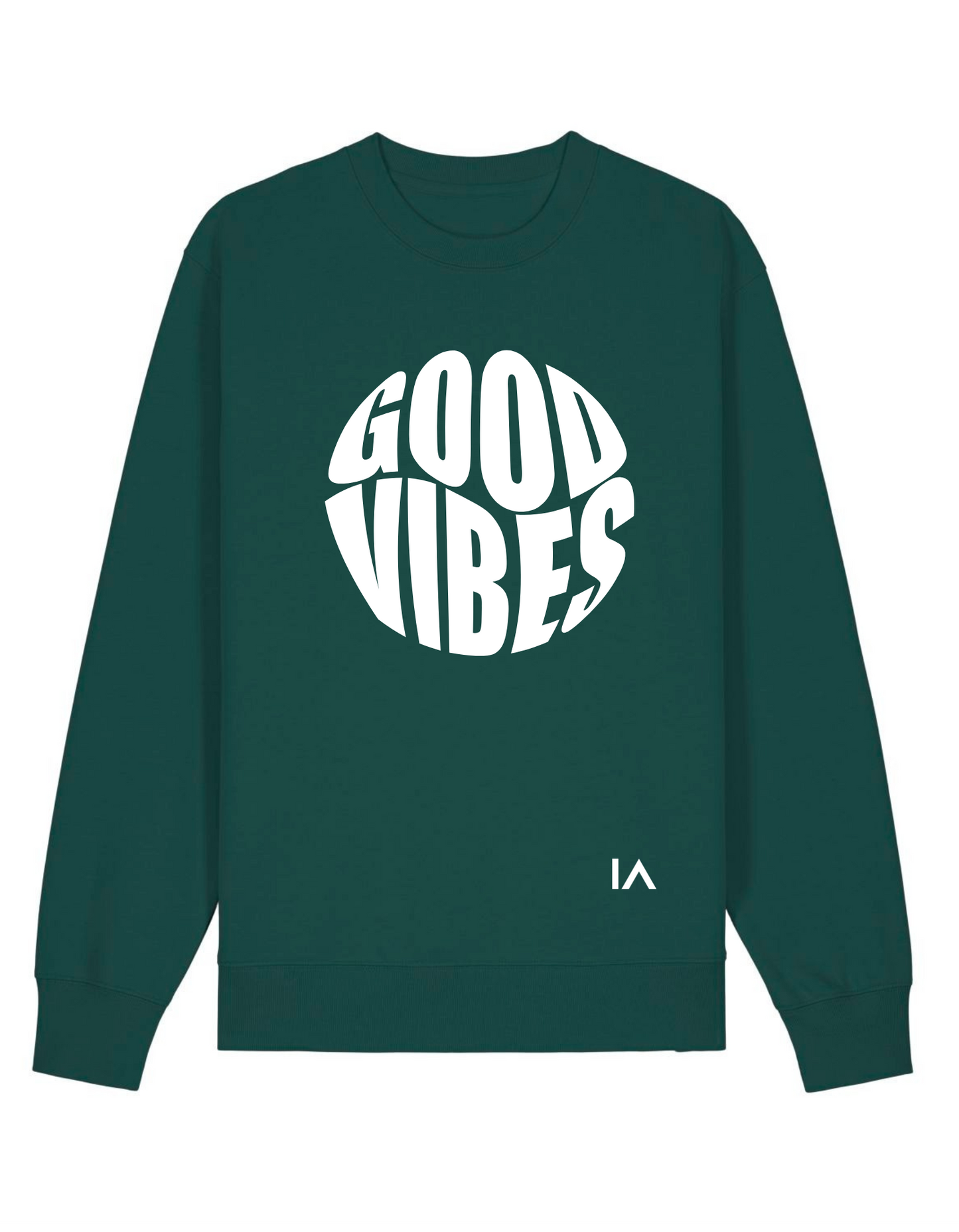 Good Vibes Sweater Forest Green