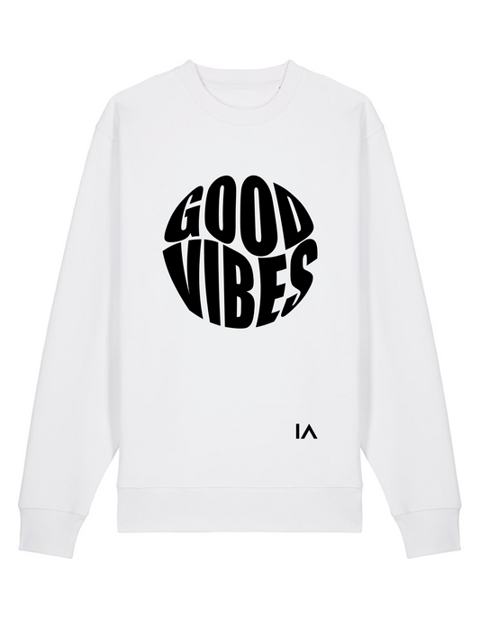 Good Vibes Sweater White