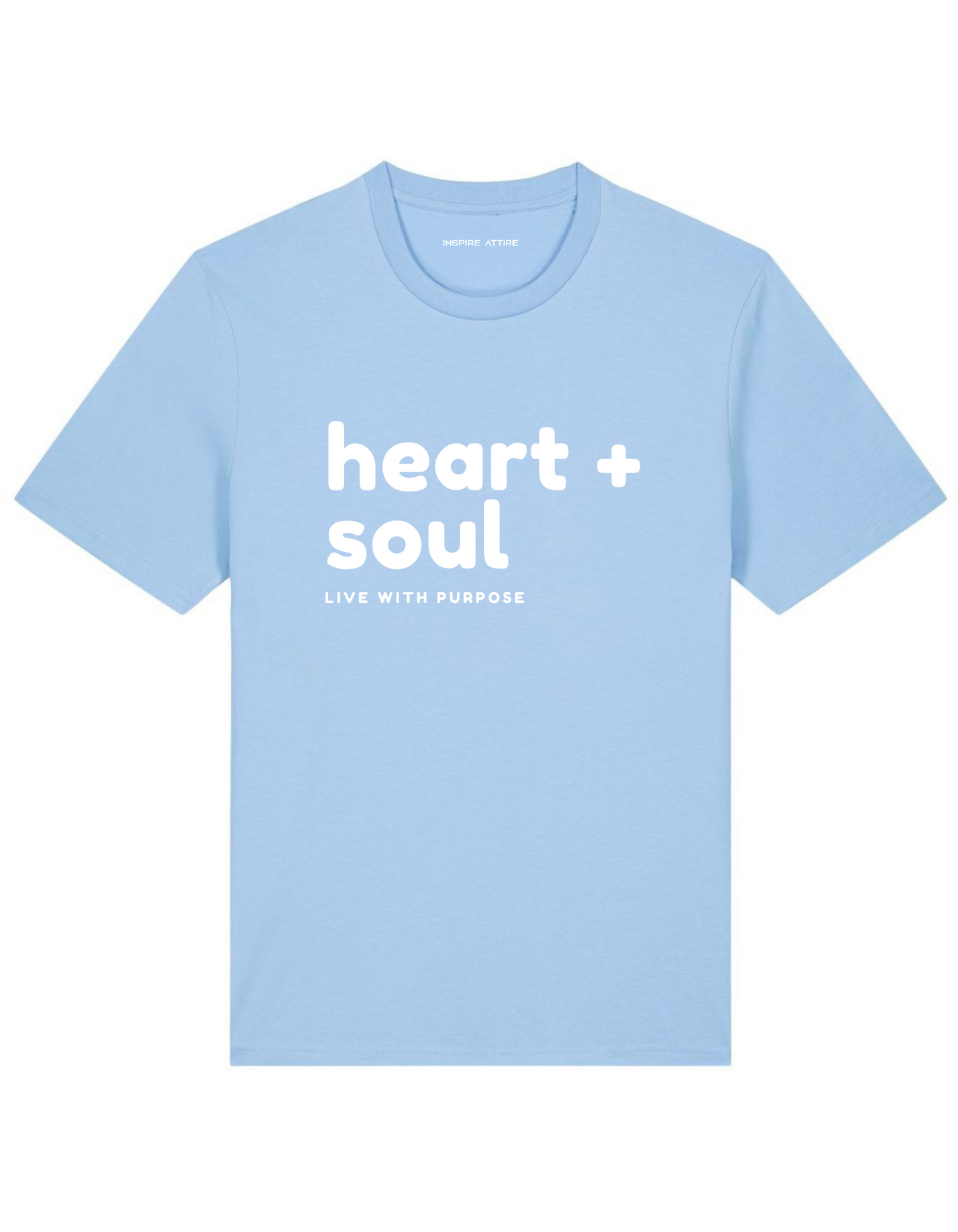 Hearts + Soul, T-shirt Sky Blue