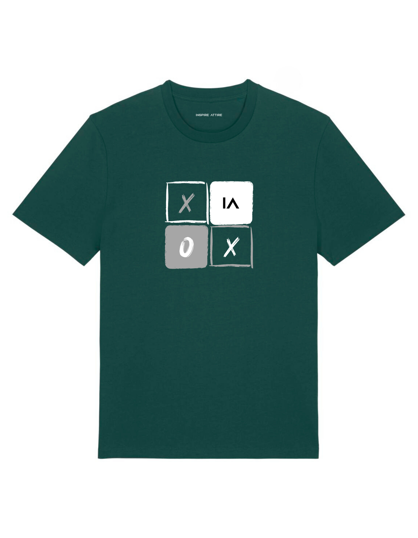 X, IA, O T-shirt Forest Green