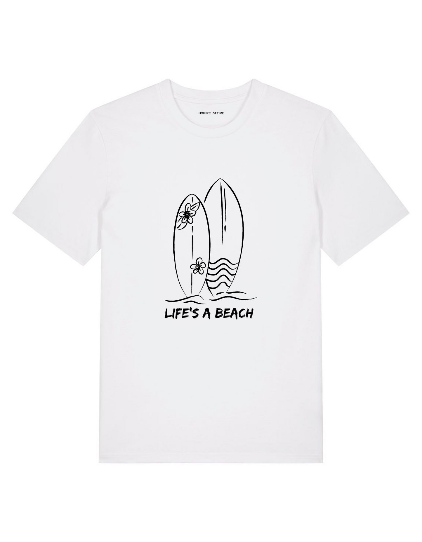 Life's A Beach T-shirt White
