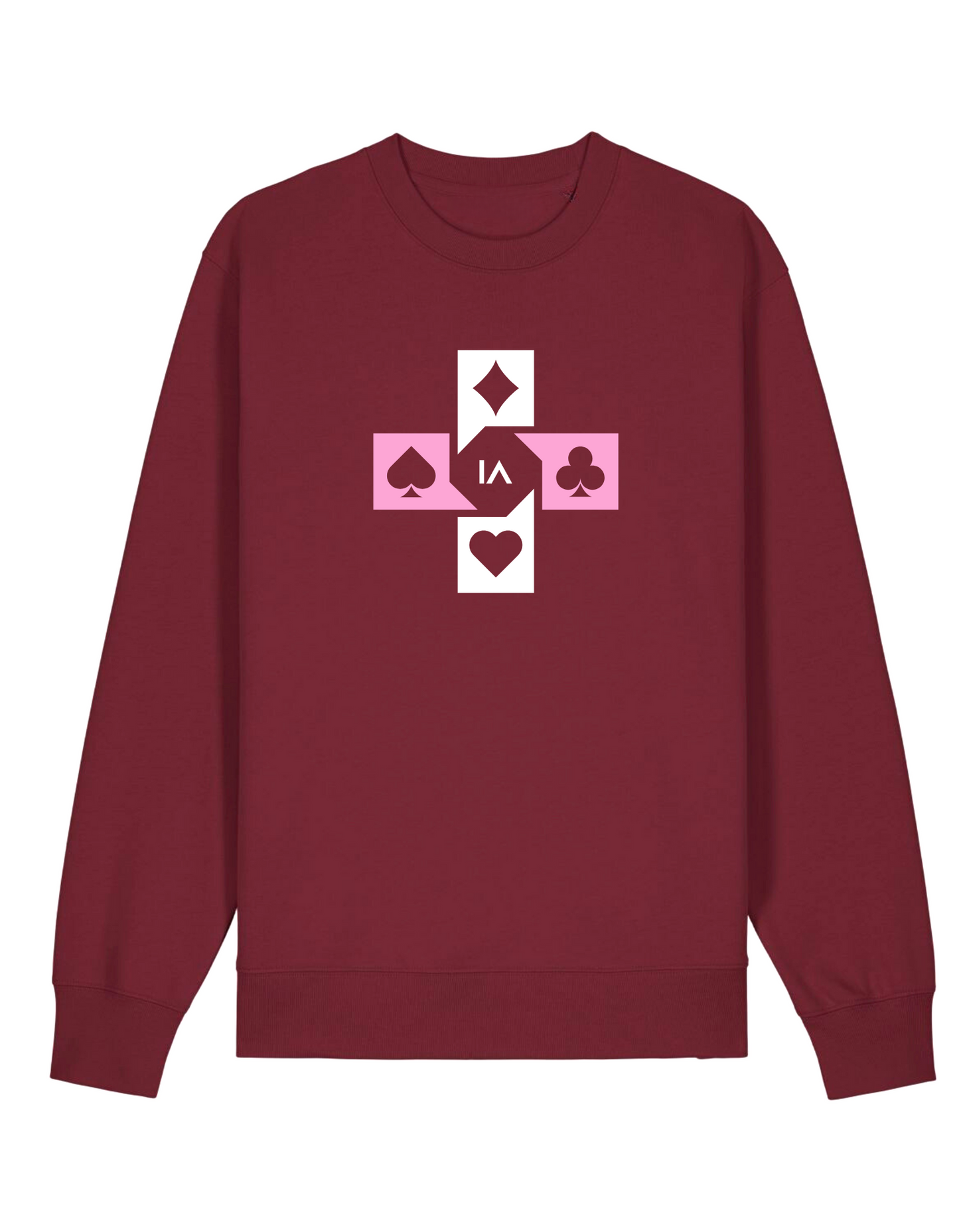 Poker Sweater Bordeaux