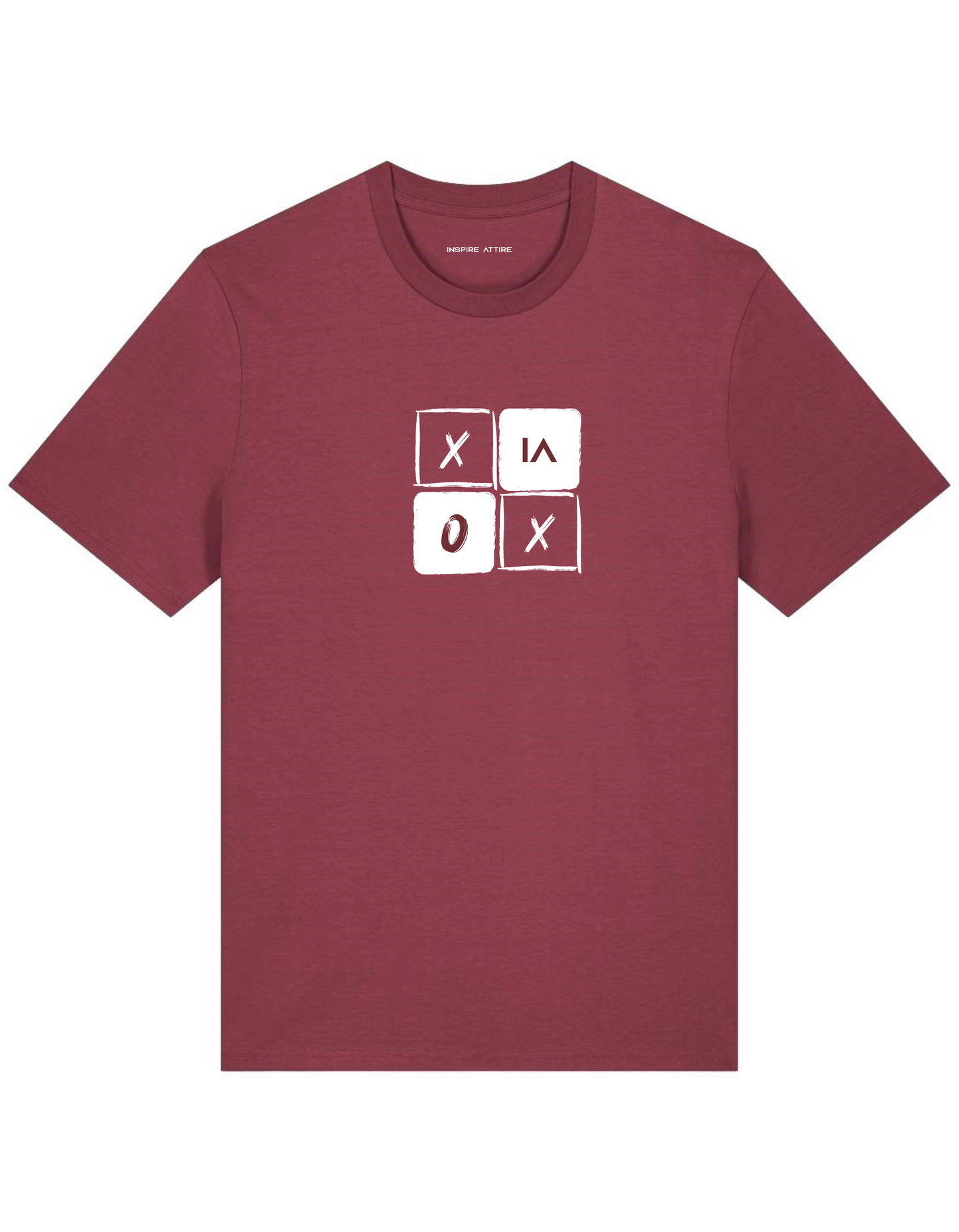 X IA O, T-shirt Bordeaux