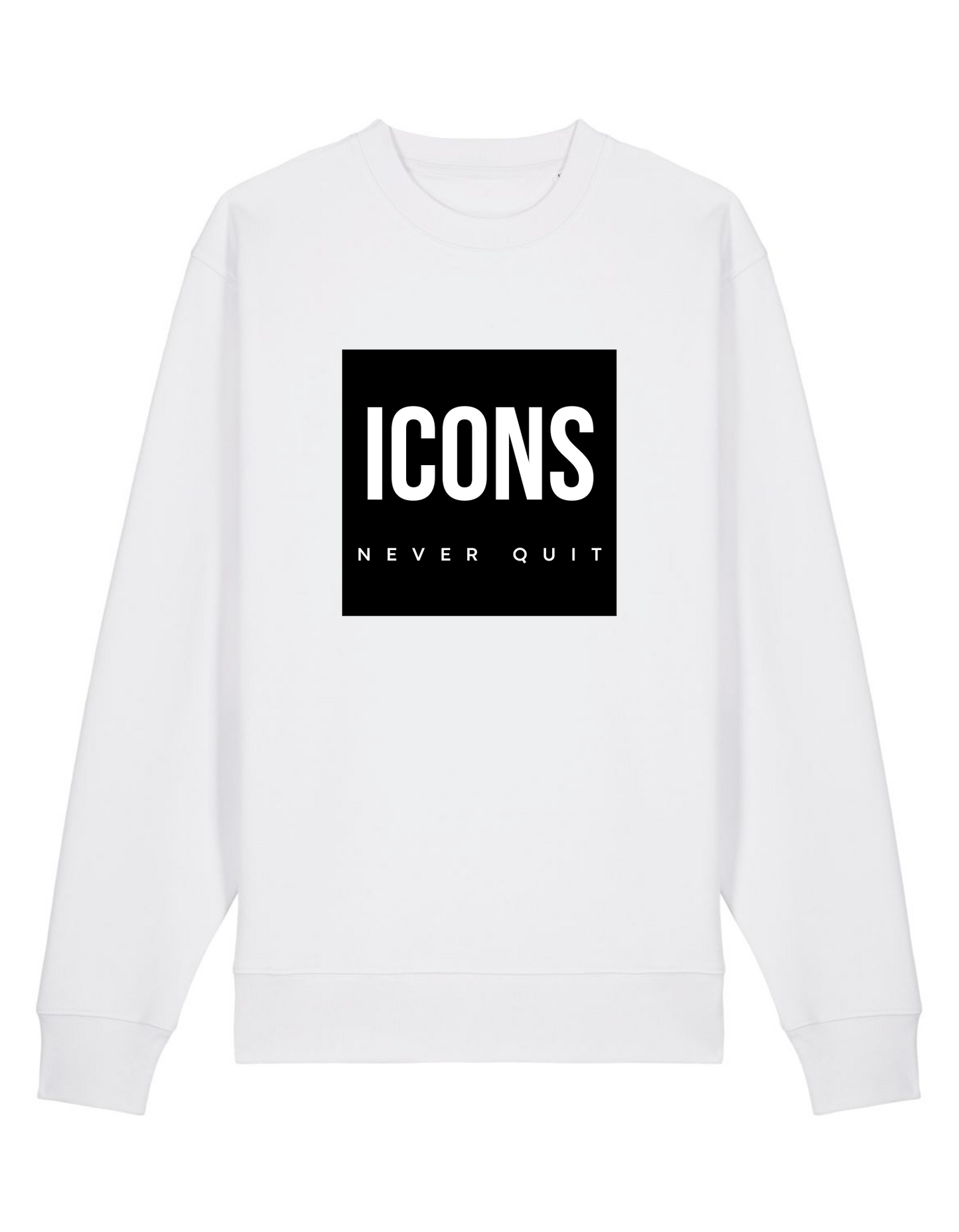 Icons Never Quit Sweater White
