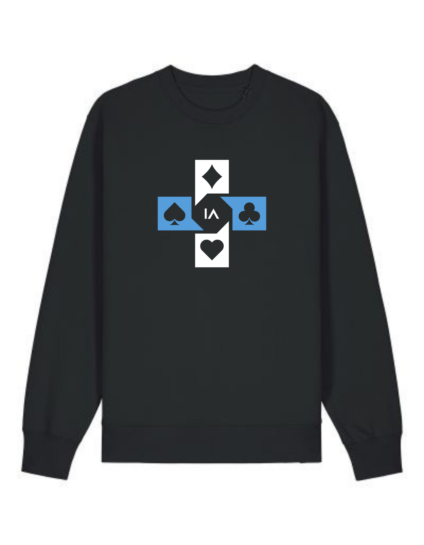 Poker Sweater Black