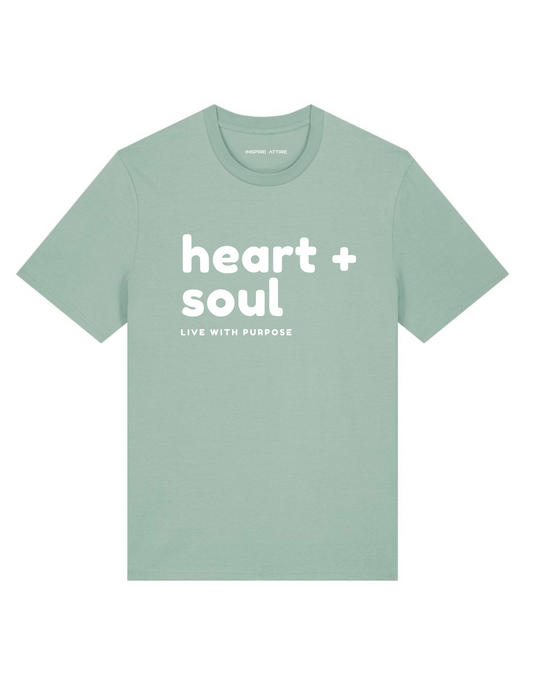 Hearts + Soul, T-shirt Aloe