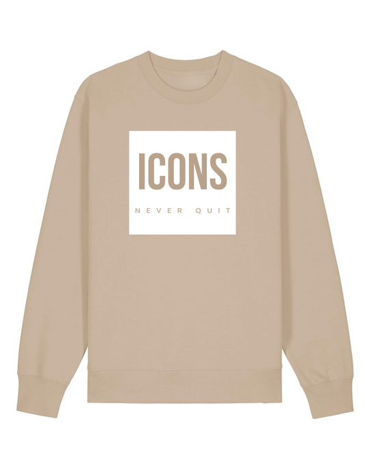 Icons Never Quit Sweater Sandstorm