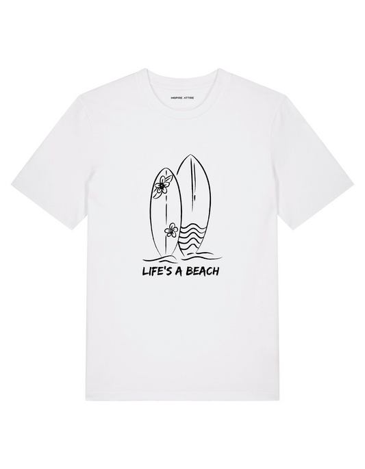 Life's A Beach T-shirt White