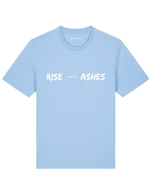 Rise from the Ashes T-shirt Sky Blue