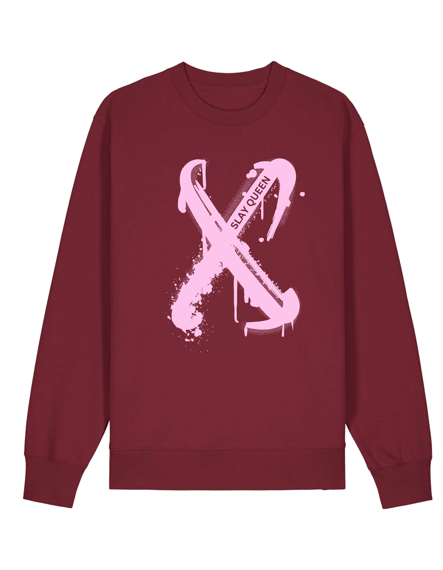 Slay Queen Sweater Bordeaux