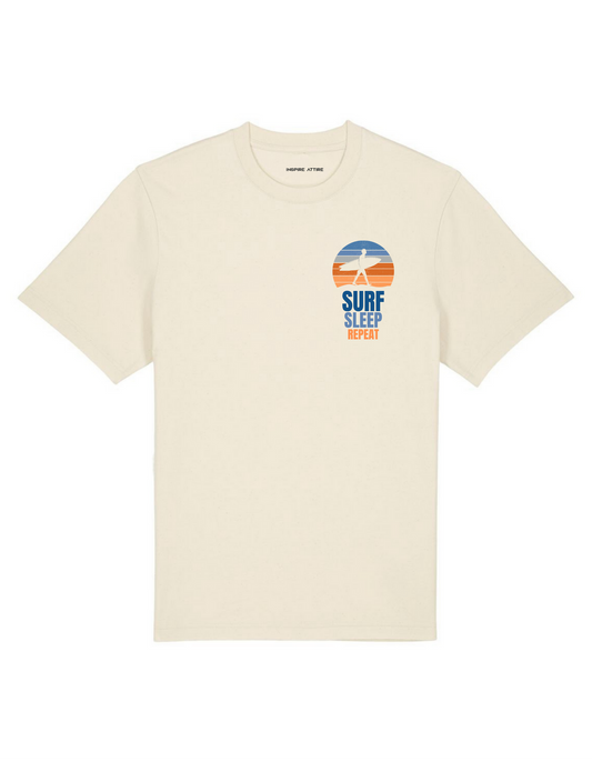 Surf Sleep Repeat, T-shirt Natural