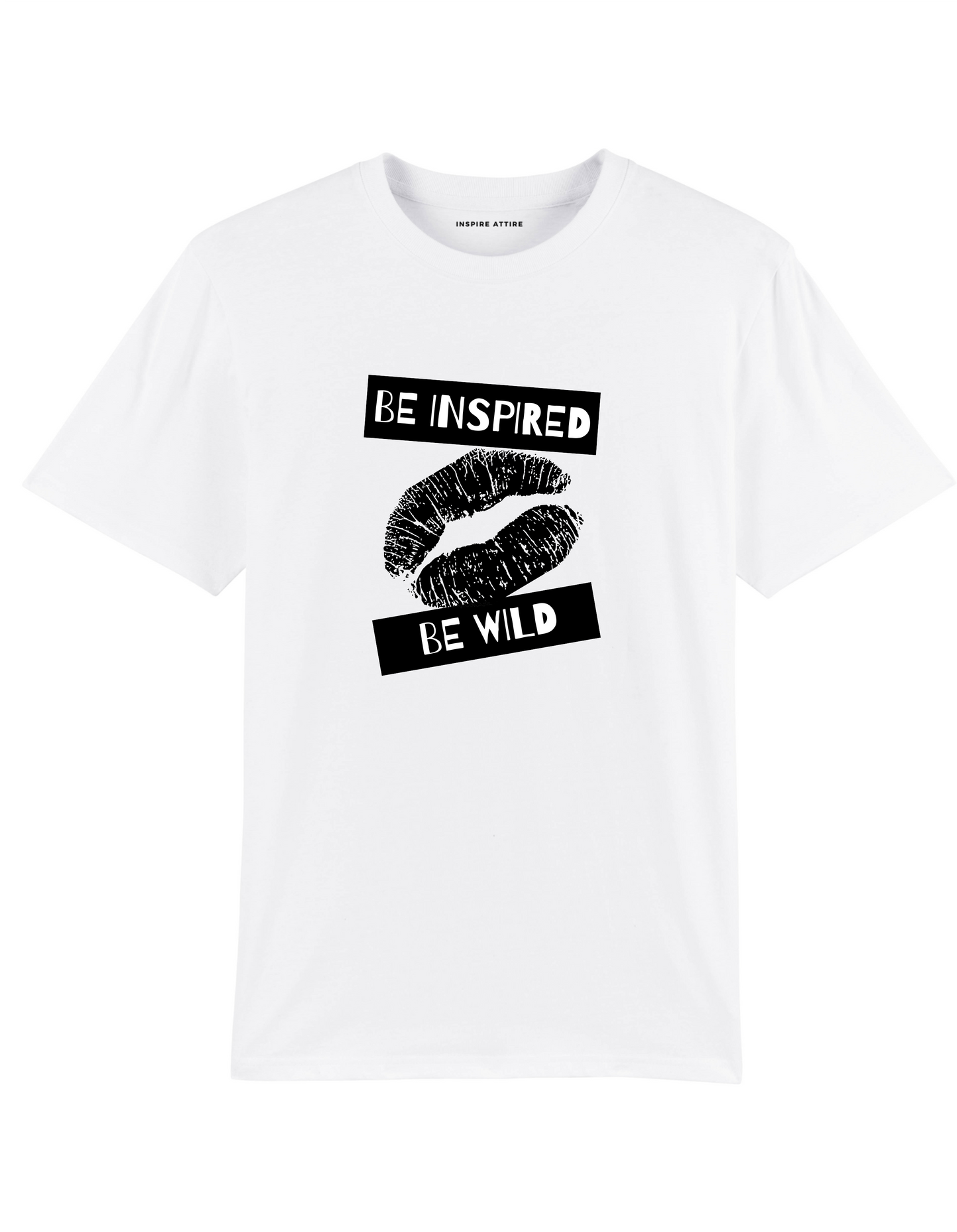 Be inspired Be Wild t T-shirt White