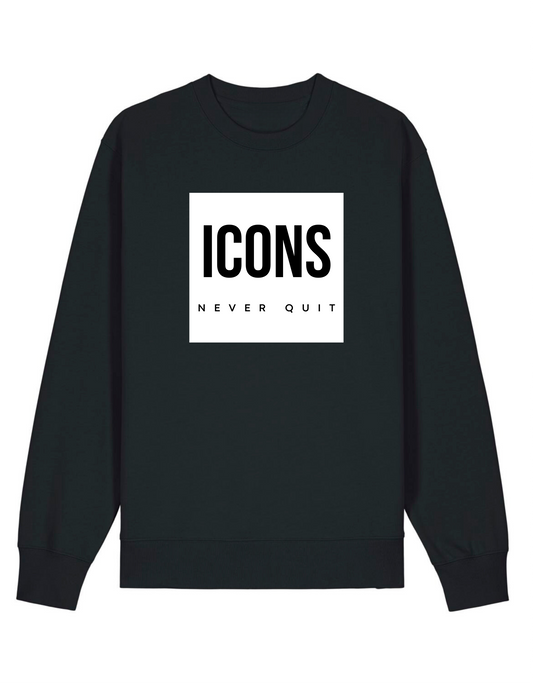 Icons Never Quit Sweater Black