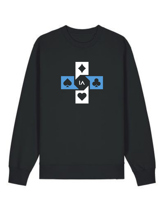 Poker Sweater Black